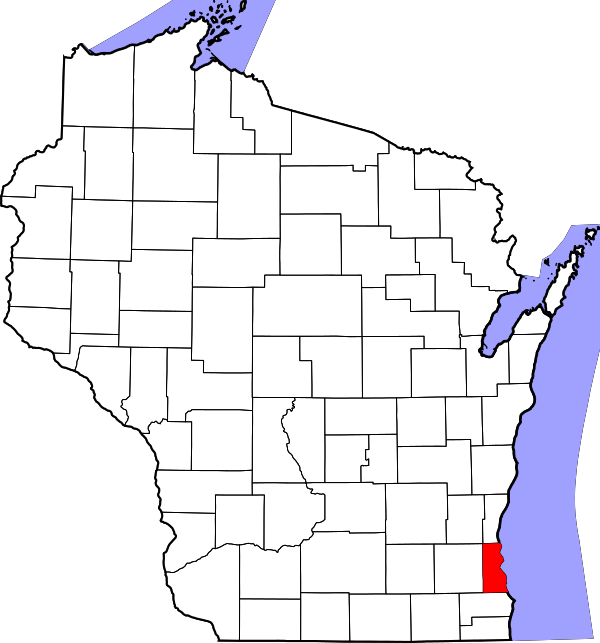 2912 Milwaukee County Map 